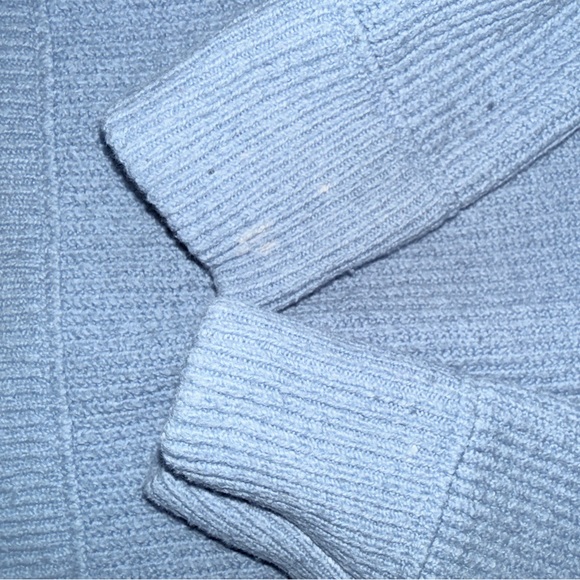 Aerie size small oversized Soft Blue Crew Neck Sweater - Picture 8 of 12
